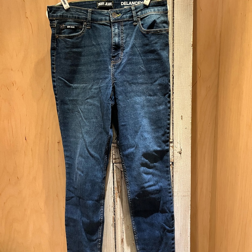 DKNY High rise skinny jeans